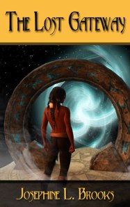 Fantasy Fiction Novel The Lost Gateway man standing in front of a mysterious gateway